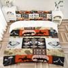 3pcs Western Adventure Bedding Set - 1 Soft Quilt Cover + 2 Pillowcases, Machine Washable - Suitable for All Seasons, Perfect Gift for Famil