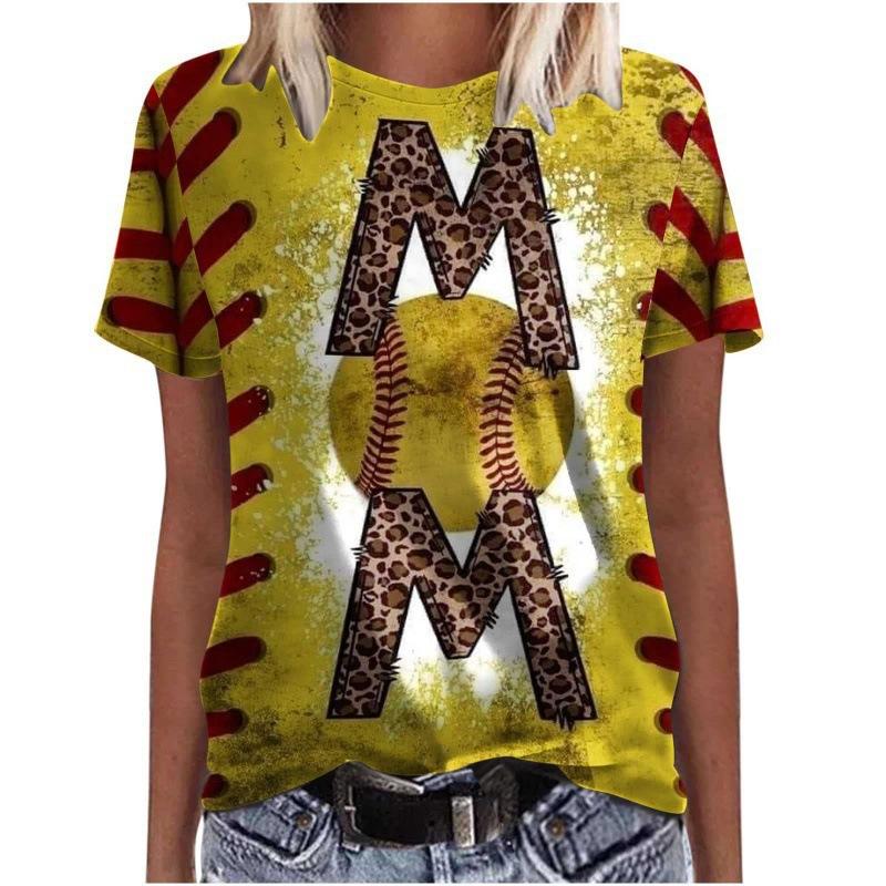 

2025 Лето Новый Животный Принт Ретро Женская Круглая Горловина Короткие Рукава Уличный Стиль 3D Футболка Повседневные Топы 6XL