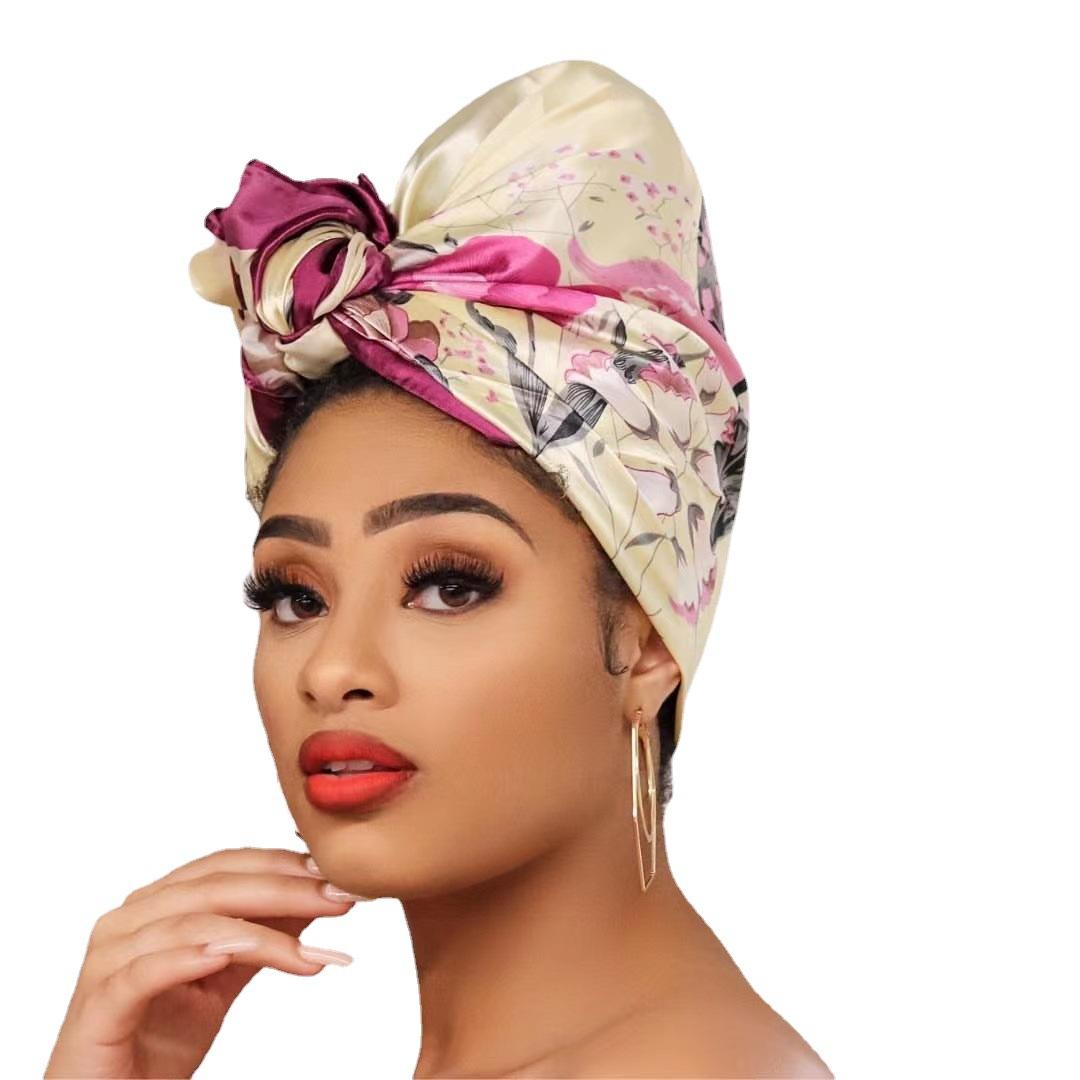 

Атласный шелковый шарф с принтом 90*90 см, атласный шелковый шарф, большой квадратный шарф, модный новый шелковый шарф 90*90cm