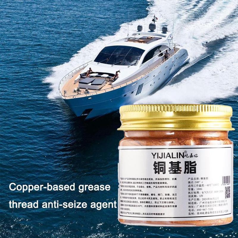 Copper Grease Anti Seize Copper Thread Grease Cat Maintenance Grease Versatile Car Brake Lubricant For Car Brake Pad