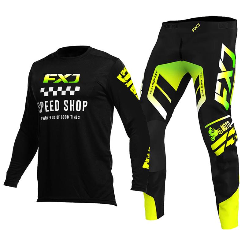 Zestaw motocrossowy dla dzieci 4 5 6 7 8 9 10 11 12 13 lat Młodzież Dziecko Motocykl Chłopiec Dziewczynka Jersey Spodnie Zestawy kombinezon wyścigowy Off-road Enduro MX MTB