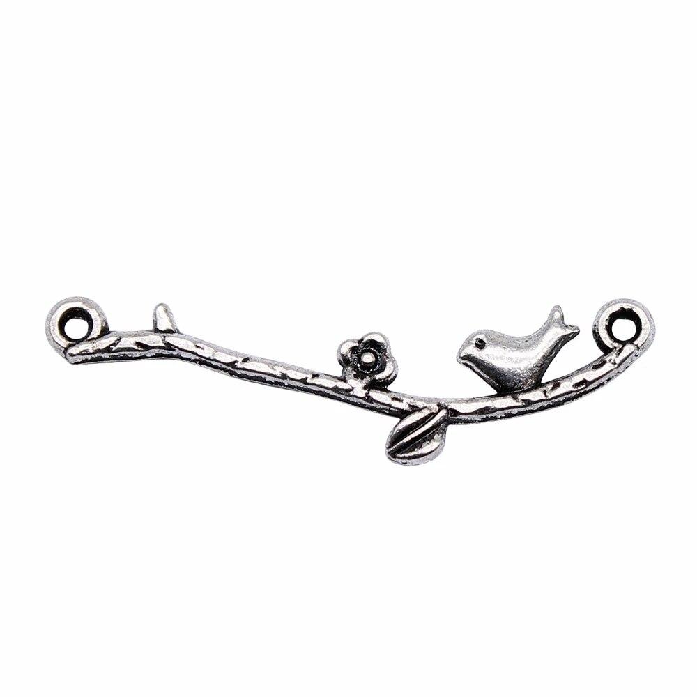 Branch Leaves Connection Components Car Pendant Cute Jewelry