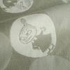 [Quarter Report] (MOOMIN) Moomin Cushion Cover Bubble Dot Mii Gray 45x45cm Jacquard Fabric Zippered Made in Japan