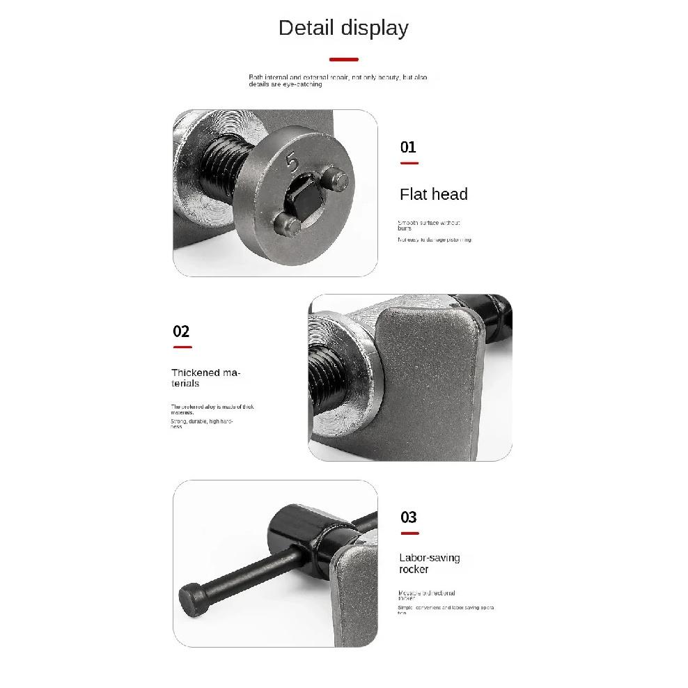 Disc Brake Cylinder Adjustment Assembly Replacement Brake Disassembly Separator Brake Caliper Piston Top Return Tool Auto Parts