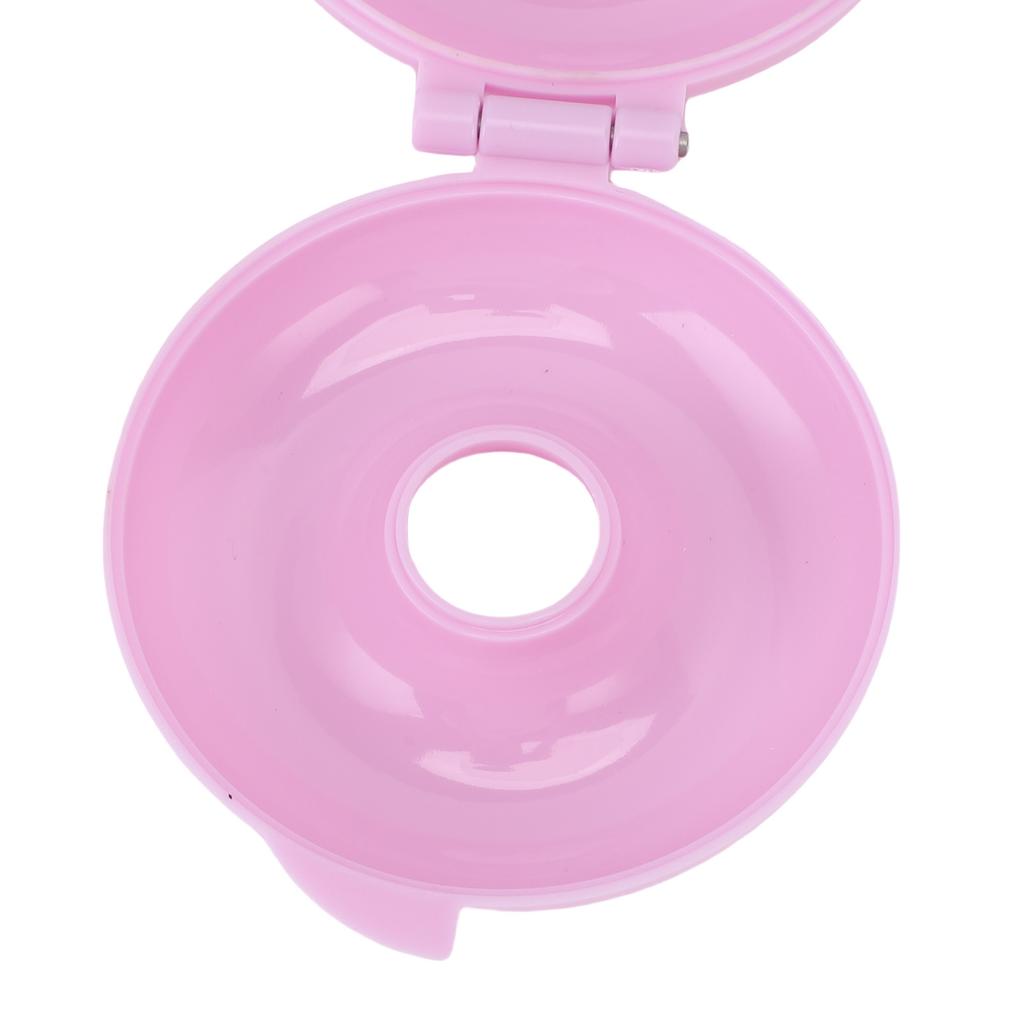 Donutform Cake Pop Scheibenform Presse Ausstecher Drücker Backwerkzeug für Zuhause Geburtstagsfeiern Hochzeitsdesserts Pink