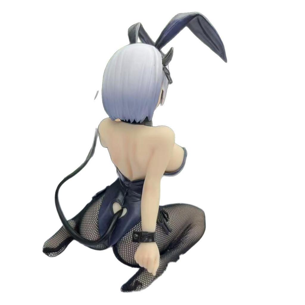 Nainai Bunny Girl Klečící Anime Figurka - Roztomilý Japonský 2D Model Ornament