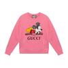Gucci X Disney Sweatshirts Women's Pink Crew Neck Moderate Regular 469250-XJB8C-5412