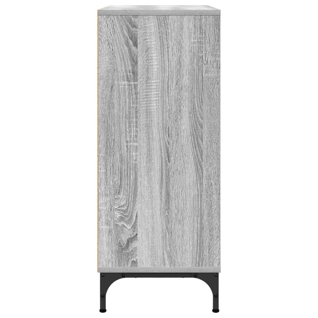 Sideboard Grey Sonoma 79.5 x 33 x 82 cm Particle Board