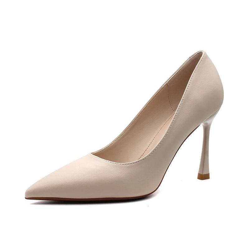 Sexy pointed thin heels high heels women and women summer new commuter professional work shallow mouth banquet shoes