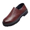 2025 Autumn and Winter New Height-increasing Men's Shoes Low-top Casual Leather Shoes One-pedal Driving Non-slip Invisible Height Increase