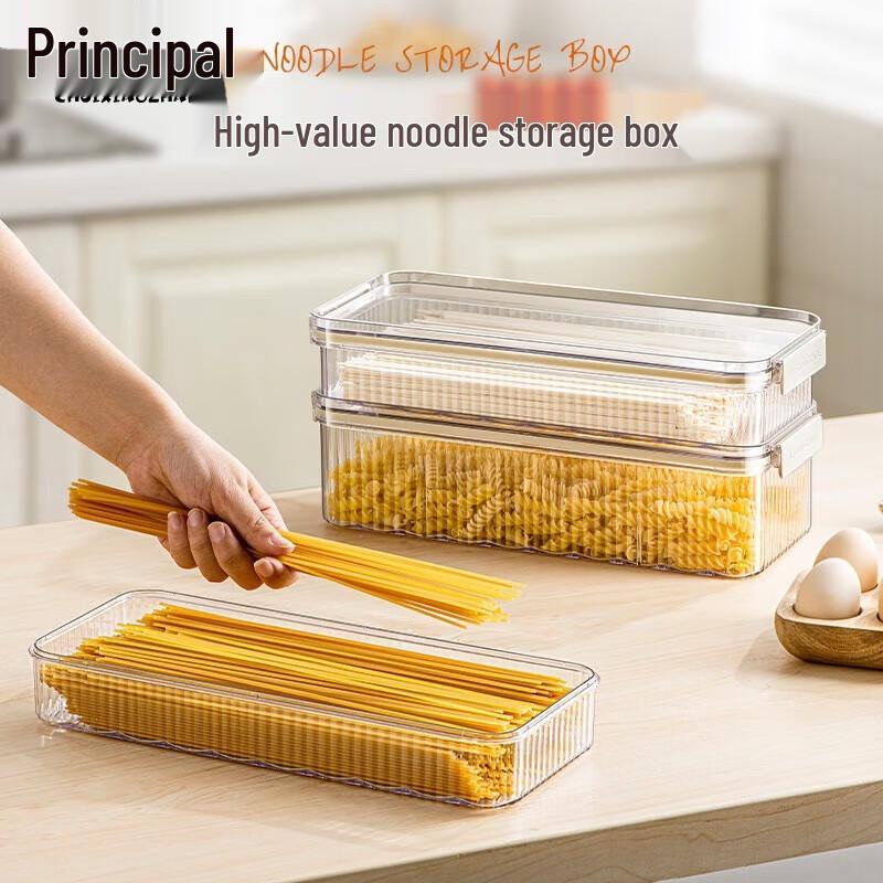 Stackable Borosilicate Glass Food Storage Container with Handle