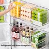 1Pcs Fridge Side Door Storage Boxes Portable Vegetables Fruits Preservation Box Kitchen Food Grade Plastic Storage Containers