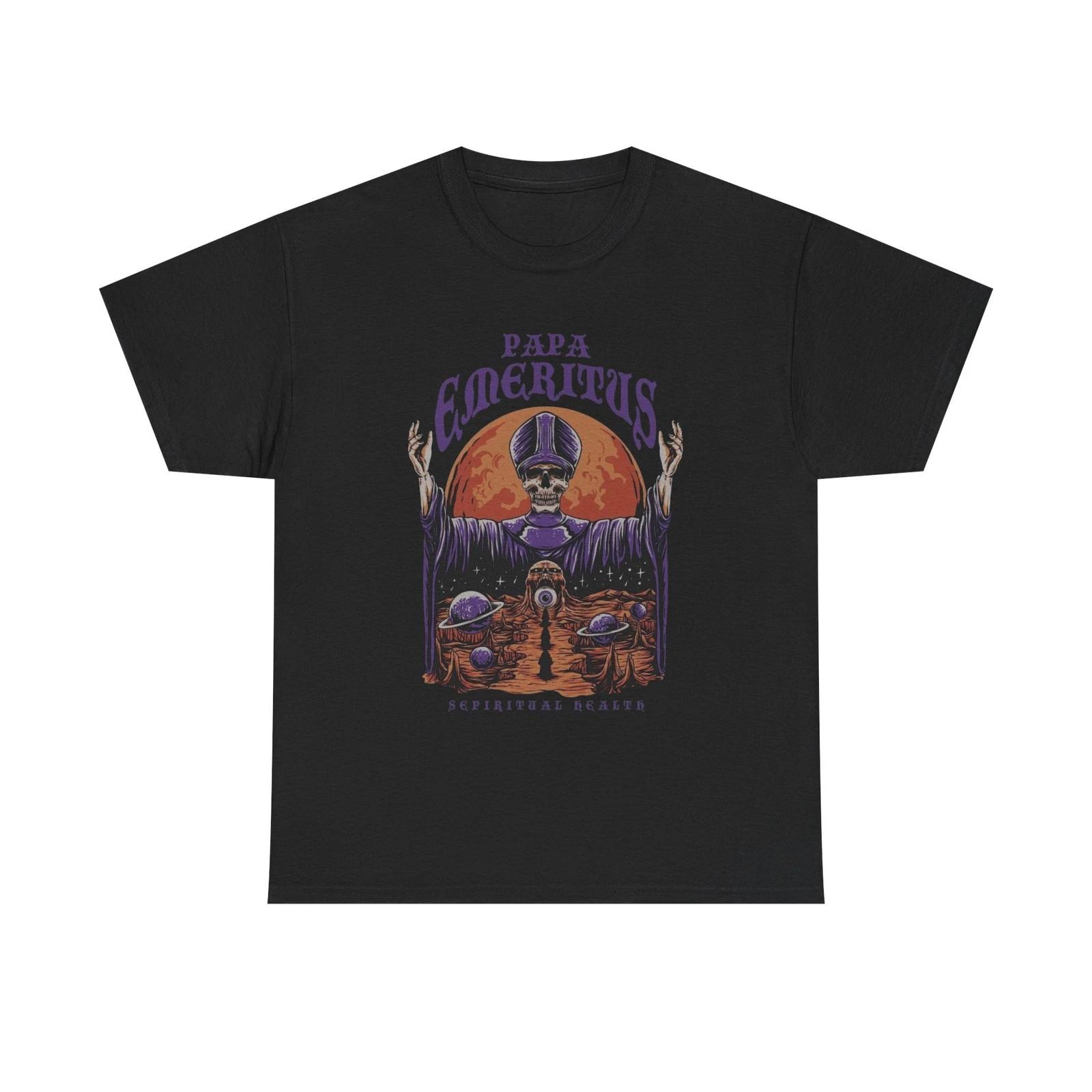 Papa Emeritus Graphic T Shirt Unisex Heavy Cotton Tee 2XL