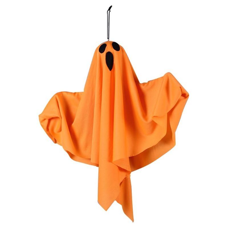 1-3Pcs Halloween Hanging LED Ghost Lights, Spooky Cute Ghost Ornaments, Indoor Bedroom Wall Decor, Outdoor Party Decorations
