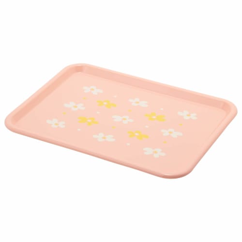 TAMAKI Kids' Flower Play Tray, Diameter 36cm X Depth 26.6cm X Height 1.7cm, Microwave and Dishwasher Safe, Made In Japan, T-881866