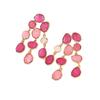 Geometric Resin Tassel Earrings: Colorful & Layered Retro Fashion Accessory