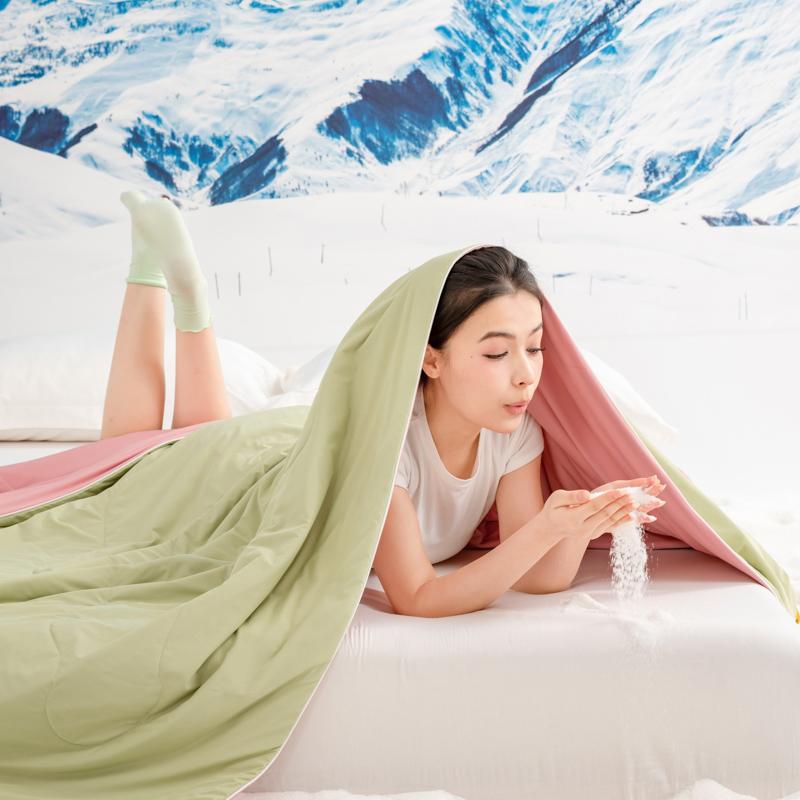 Summer Cool Quilt Ice Cream Summer Quilt Cold Silk Cool Summer Air Conditioner Quilt Cold Feeling Machine Washable