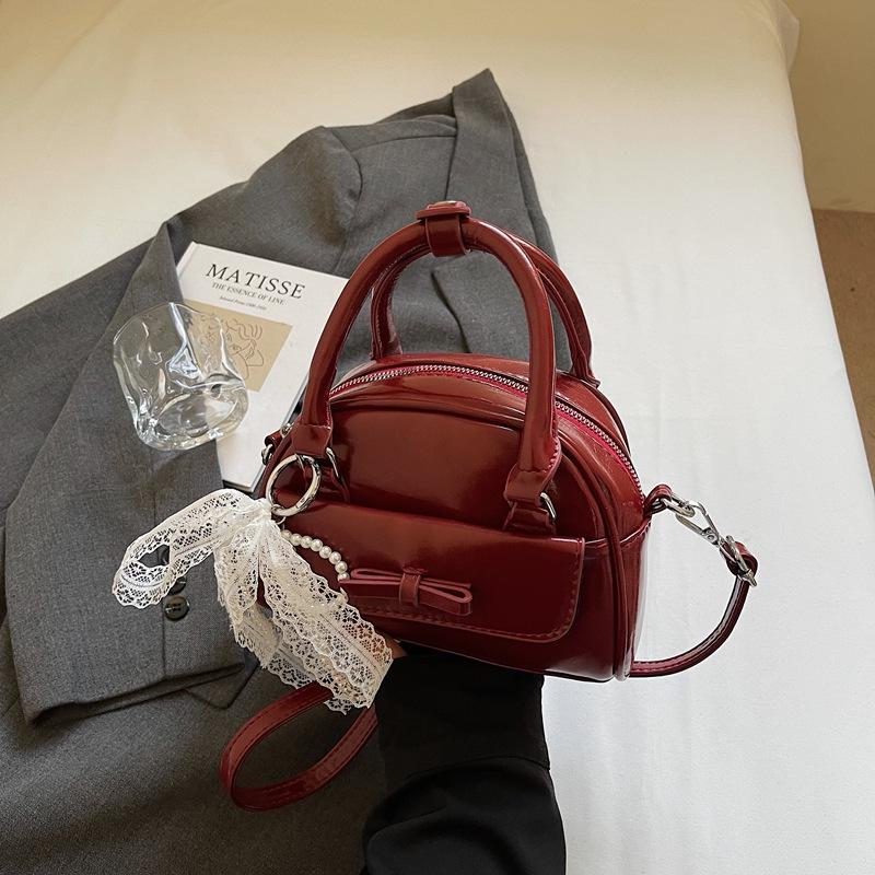 Women's Spring/Summer 2025 Korean-Style Ribbon Crossbody Handbag