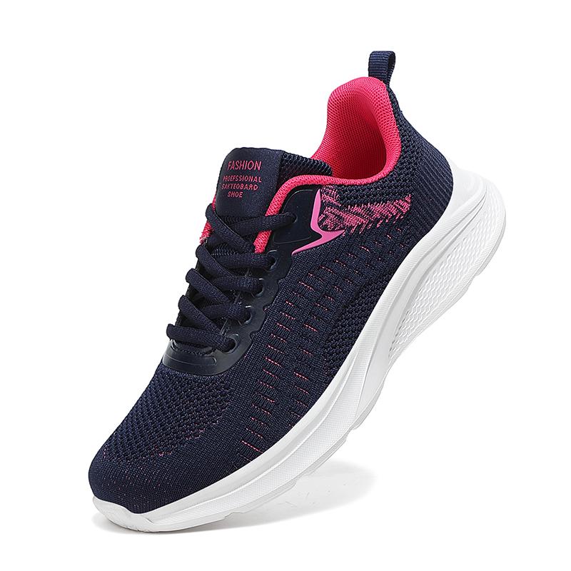 

Source Factory Four Seasons Footwear Flying Weave Black Sneaker Soft Sole Large Sport and Casual Shoes 41 синий