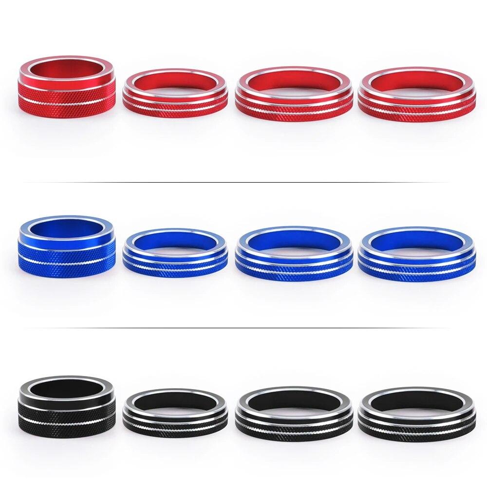 Car Headlight Air Conditioning Switch Knob Decoration Cove Center Console Button Trim For Jeep Wrangler Accessories JL JLU