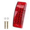 Anti Collision Signal Tail Light Square Indicator Lamp 12-24V 21LED Truck Clearance Light  Boat