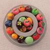 3D Simulated Fruit Resin Pendants 5Pcs Fun Fruit Charms for DIY Party Favors Earring Bracelet Jewelry Making Crafts