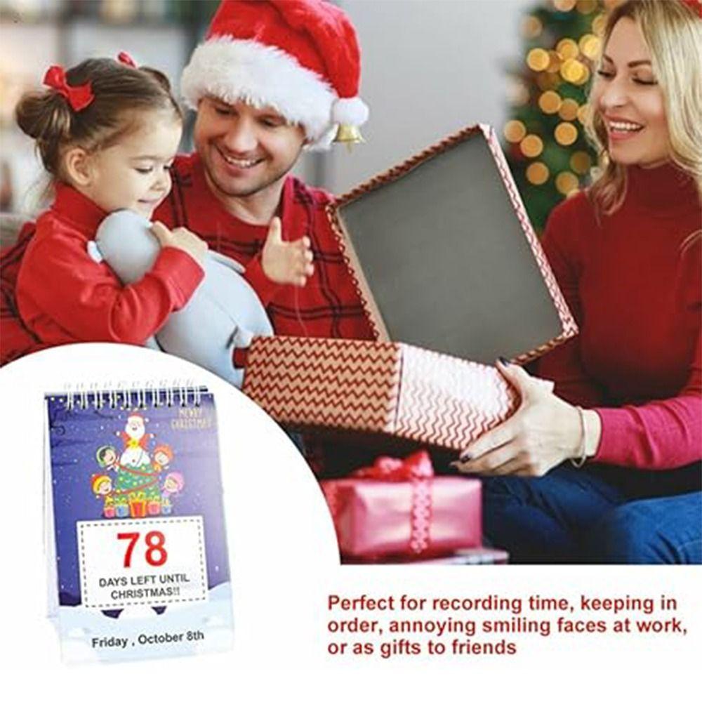100 Day Tear Off Countdown Calendar Creative Christmas Countdown Calendar  Home Decor