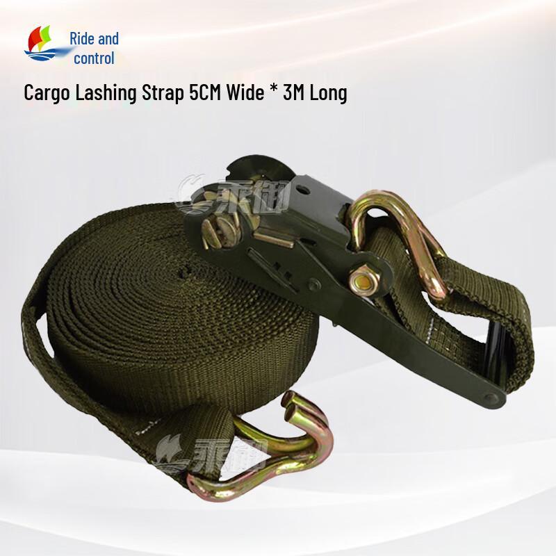 Heavy-Duty Cargo Lashing Straps with Ratchet Tensioner