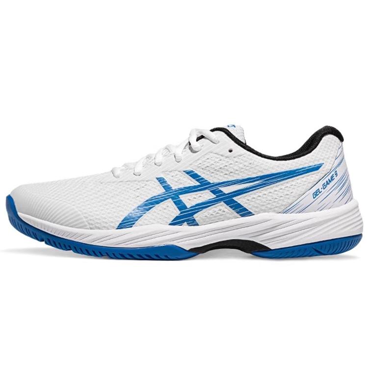 New Asics Gel Game 9 White Tuna Blue 1041A337-103