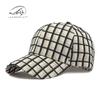 Hat Plaid Plaid Cap Women's Outdoor Sunscreen Shade Baseball Cap Hard Top Men's Casual