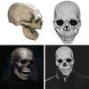 Halloween Horror Skull Helmet Movable Jaw Latex Party Costume Decoration