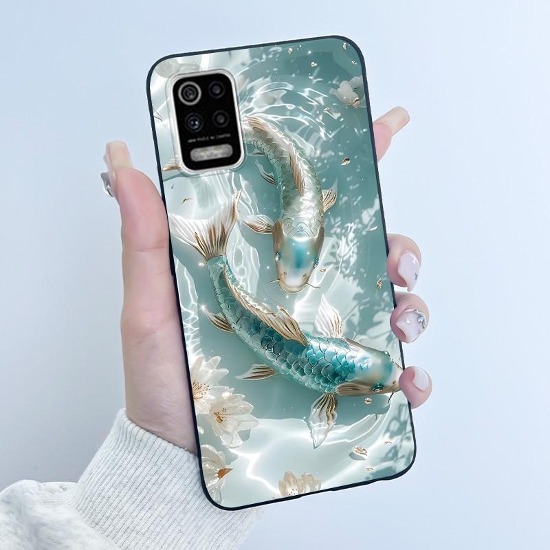 Case For LG K52 Q52 K62 Phone Case Luxury Cute Love Rabbit Funny Ultra Thin Slim Soft Black TPU Silicone Protective Back Cover