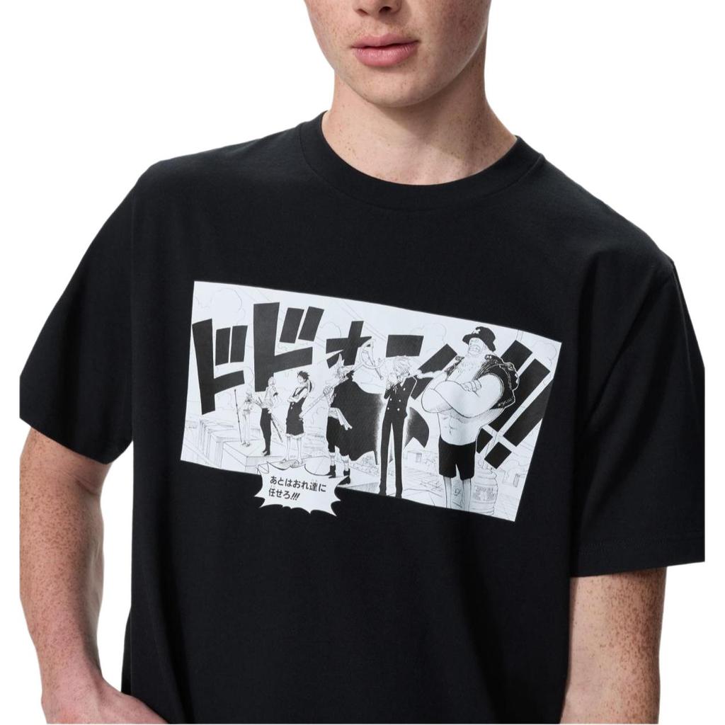 Uniqlo × One Piece Collaboration Graphic Design Short Sleeve T-Shirt Unisex Tops 487576-09