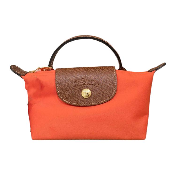 

Longchamp Le Pliage Brand Logo Nylon Tote Bag Women tote bags Orange 34175089P97 Basic Set (Bag)