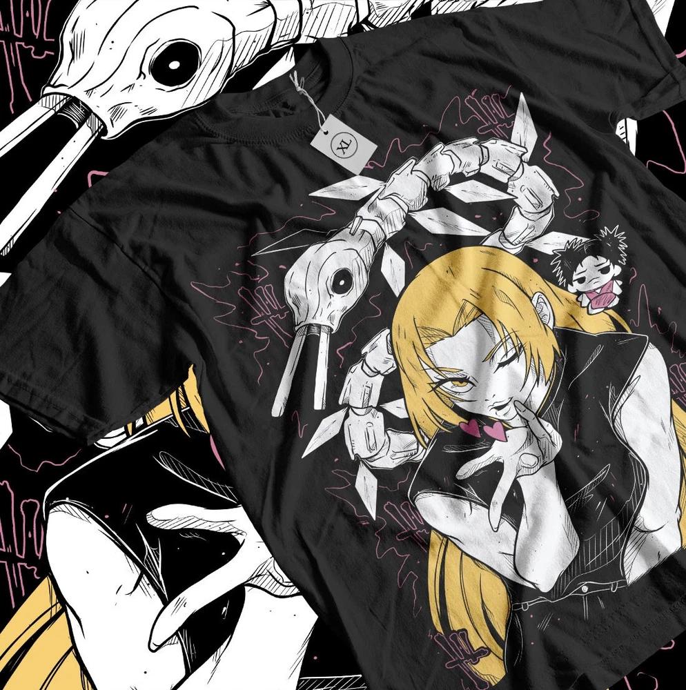 Yuki Tsukumo Tshirt Kenjaku Choso Jujutsu Kaisen Horror Anime Shirt Black S