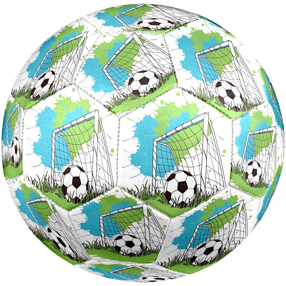 1pc Soccer Goal Ball Size 5 Suitable for Training & Matches, Machine-Stitched, Wear-Resistant Anti-Slip Covering, Gift for Christmas, Birthday. Q61708