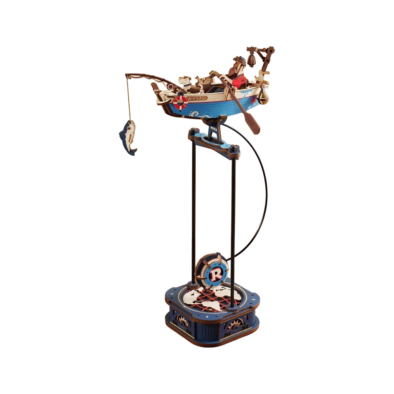 

3D Wooden Puzzle, Airplane Swing Model, 3D Puzzle Model Building Kit, Birthday Christmas Creative Gift For Adults & Teens One Size синий