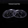 Disposable Crystal Bowl & Chopsticks Set: Durable Plastic, Food-Grade, Ideal for Soup & Rice, 4-Piece Aviation Cutlery Set.