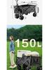 Portable Folding Camping Trolley for Outdoor and Grocery Use