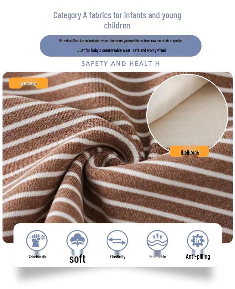 Baby Autumn/Winter Romper & Sweatshirt Set for Newborns, Boys & Girls - Anyang Children's Clothing