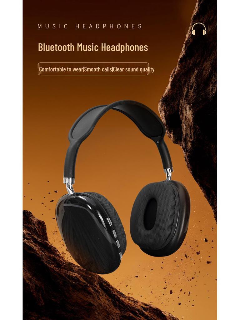 P9 Over-Ear Bluetooth Headphones with Microphone and Large Battery - Perfect for Students
