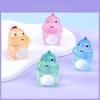 Glowing Colorful Dinosaur Figurines Cute Resin Garden Ornaments For Desktop Decoration