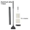 Aquarium Algae Remover Aluminum Alloy Stainless Steel Scraper Blade Fish Tank Glass Water Plant Grass Cleaning Tools Accessories