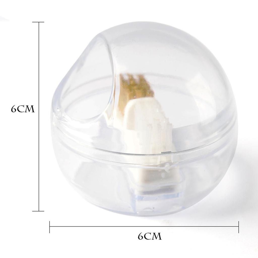 Nail Polish Head Cleaning Brush Removable Polish Head Cleaning Case