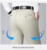 2026 Spring/Summer Men's Tencel Cotton Casual Pants – Mid-rise, Solid Color, Straight Leg, Versatile & Fashionable