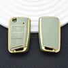 Key Case Cover for VW Golf 7 GTI POLO Touran Tiguan Skoda Octavia Rapid Kodiaq Fabia Seat Ibiza Leon Ateca Arona T-Cross T-Roc