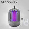 Electric Shock Mosquito Killer Lamp USB Rechargeable Repellent UV Light Anti Mosquito Insect Trap Outdoor Camping Mosquito Light