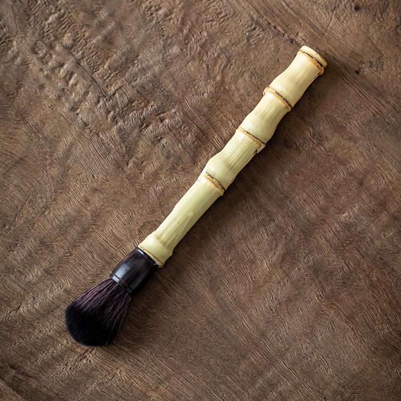 Vintage Handgefertigte Tee-Reinigungsbürste im Chinesischen Stil Leicht zu Reinigende Teegeschirr-Reinigungsbürste Langer Griff Tragbare Kung-Fu-Tee-Bürste