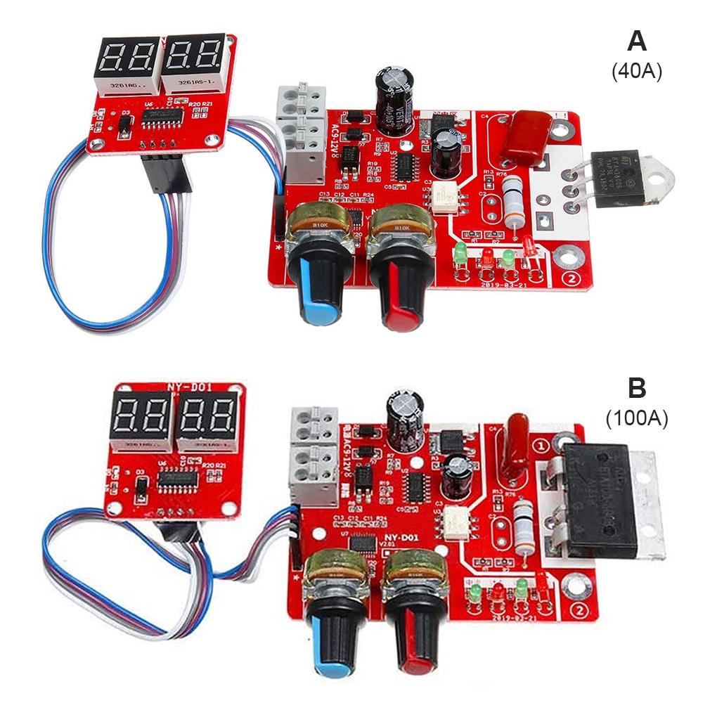 Digital Welder Machine Controller Replacement Single Pulse Ammeter Welding Control Panel Circuit Board DIY Spare Parts
