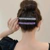 2025 New Korean Rhinestone Comb Hair Clip Broken Hair Artifact Shiny Invisible Hair Styling Accessory Teeth Headwear Girls